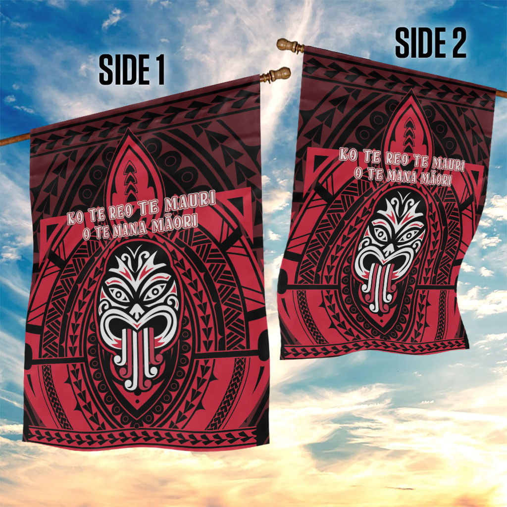 New Zealand Maori Language Week Garden Flag Te Wiki O Te Reo Maori Hei Tiki LT22 - Polynesian Pride
