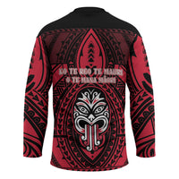 New Zealand Maori Language Week Hockey Jersey Te Wiki O Te Reo Maori Hei Tiki LT22 - Polynesian Pride