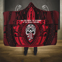 New Zealand Maori Language Week Hooded Blanket Te Wiki O Te Reo Maori Hei Tiki LT22 - Polynesian Pride