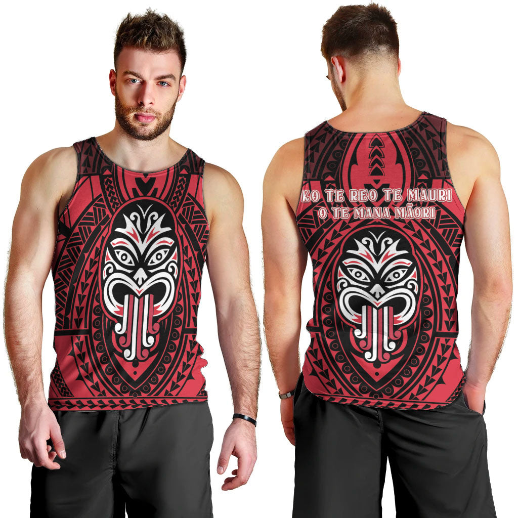 New Zealand Maori Language Week Men Tank Top Te Wiki O Te Reo Maori Hei Tiki LT22 - Polynesian Pride