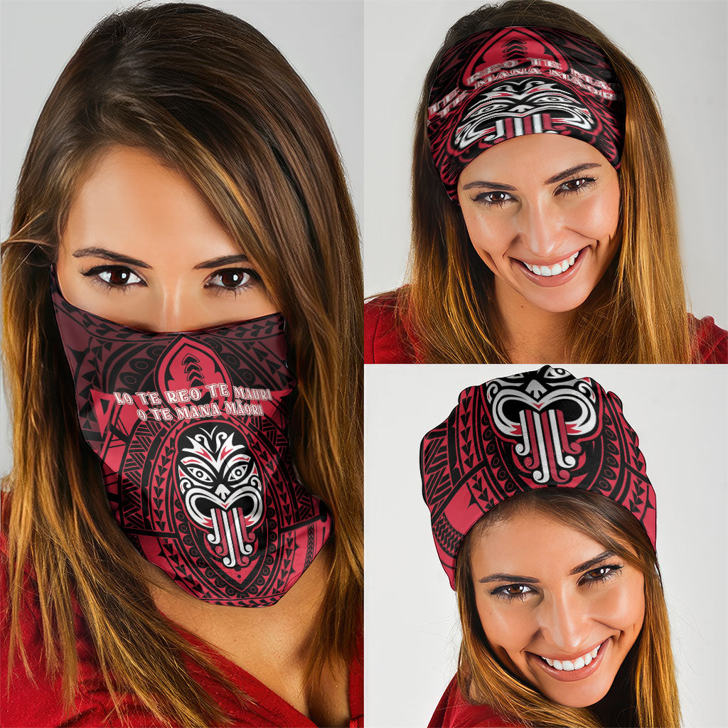 New Zealand Maori Language Week Neck Gaiter Te Wiki O Te Reo Maori Hei Tiki LT22 - Polynesian Pride