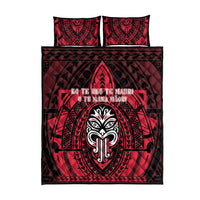 New Zealand Maori Language Week Quilt Bed Set Te Wiki O Te Reo Maori Hei Tiki LT22 - Polynesian Pride