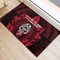 New Zealand Maori Language Week Rubber Doormat Te Wiki O Te Reo Maori Hei Tiki LT22 - Polynesian Pride