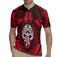 New Zealand Maori Language Week Rugby Jersey Te Wiki O Te Reo Maori Hei Tiki LT22 - Polynesian Pride