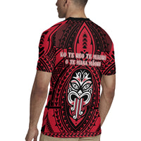 New Zealand Maori Language Week Rugby Jersey Te Wiki O Te Reo Maori Hei Tiki LT22 - Polynesian Pride