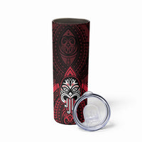 New Zealand Maori Language Week Skinny Tumbler Te Wiki O Te Reo Maori Hei Tiki LT22 - Polynesian Pride