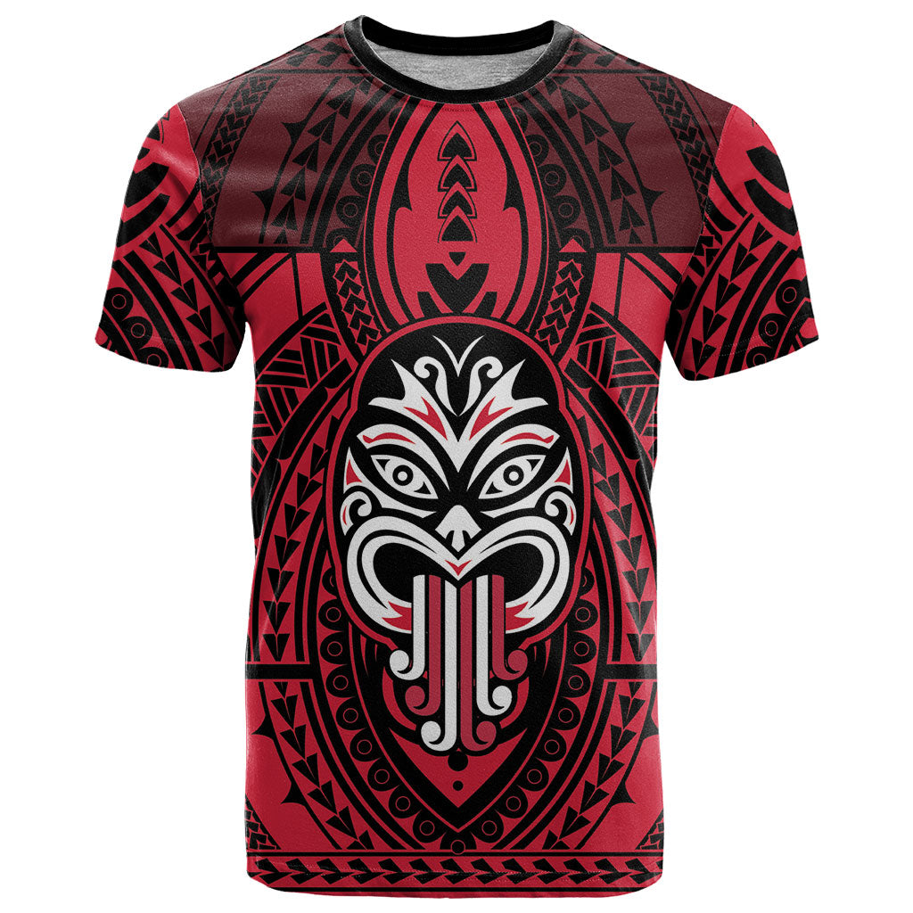 New Zealand Maori Language Week T Shirt Te Wiki O Te Reo Maori Hei Tiki LT22 Red - Polynesian Pride