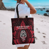 New Zealand Maori Language Week Tote Bag Te Wiki O Te Reo Maori Hei Tiki LT22 - Polynesian Pride