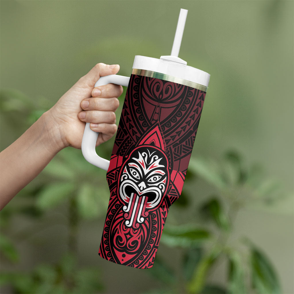 New Zealand Maori Language Week Tumbler With Handle Te Wiki O Te Reo Maori Hei Tiki LT22 - Polynesian Pride