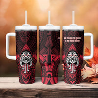 New Zealand Maori Language Week Tumbler With Handle Te Wiki O Te Reo Maori Hei Tiki LT22 - Polynesian Pride