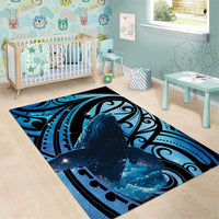 New Zealand Matariki Area Rug Maori Humpback Whale Galaxy LT22 - Polynesian Pride
