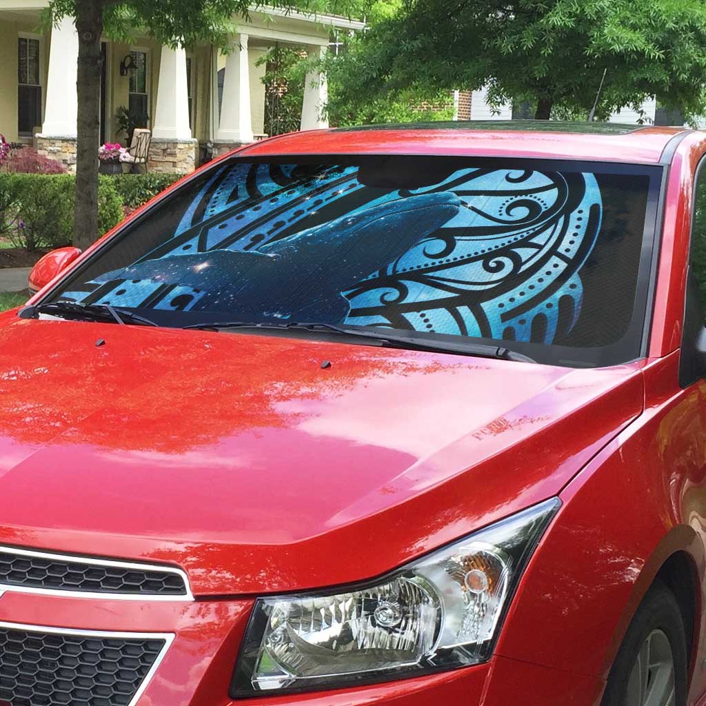 New Zealand Matariki Auto Sun Shade Maori Humpback Whale Galaxy