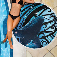 New Zealand Matariki Beach Blanket Maori Humpback Whale Galaxy