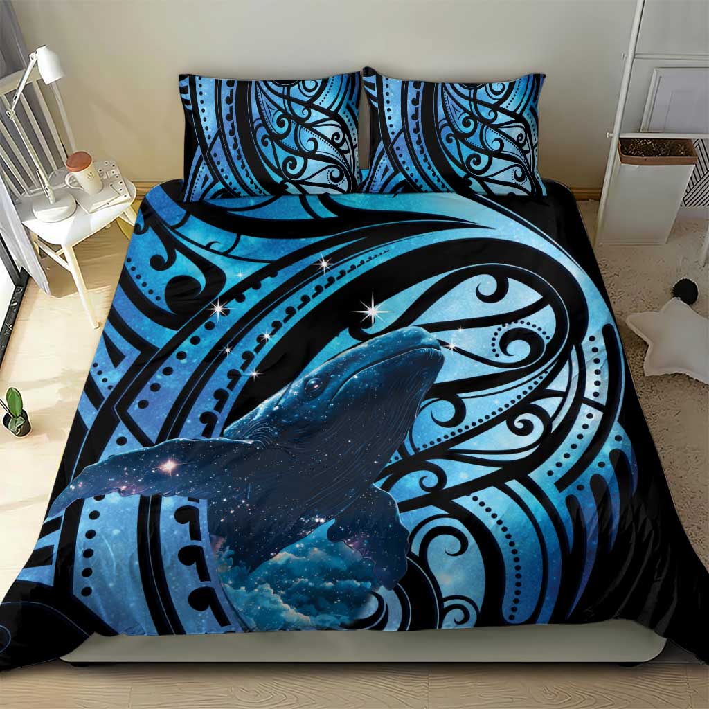 New Zealand Matariki Bedding Set Maori Humpback Whale Galaxy LT22 - Polynesian Pride