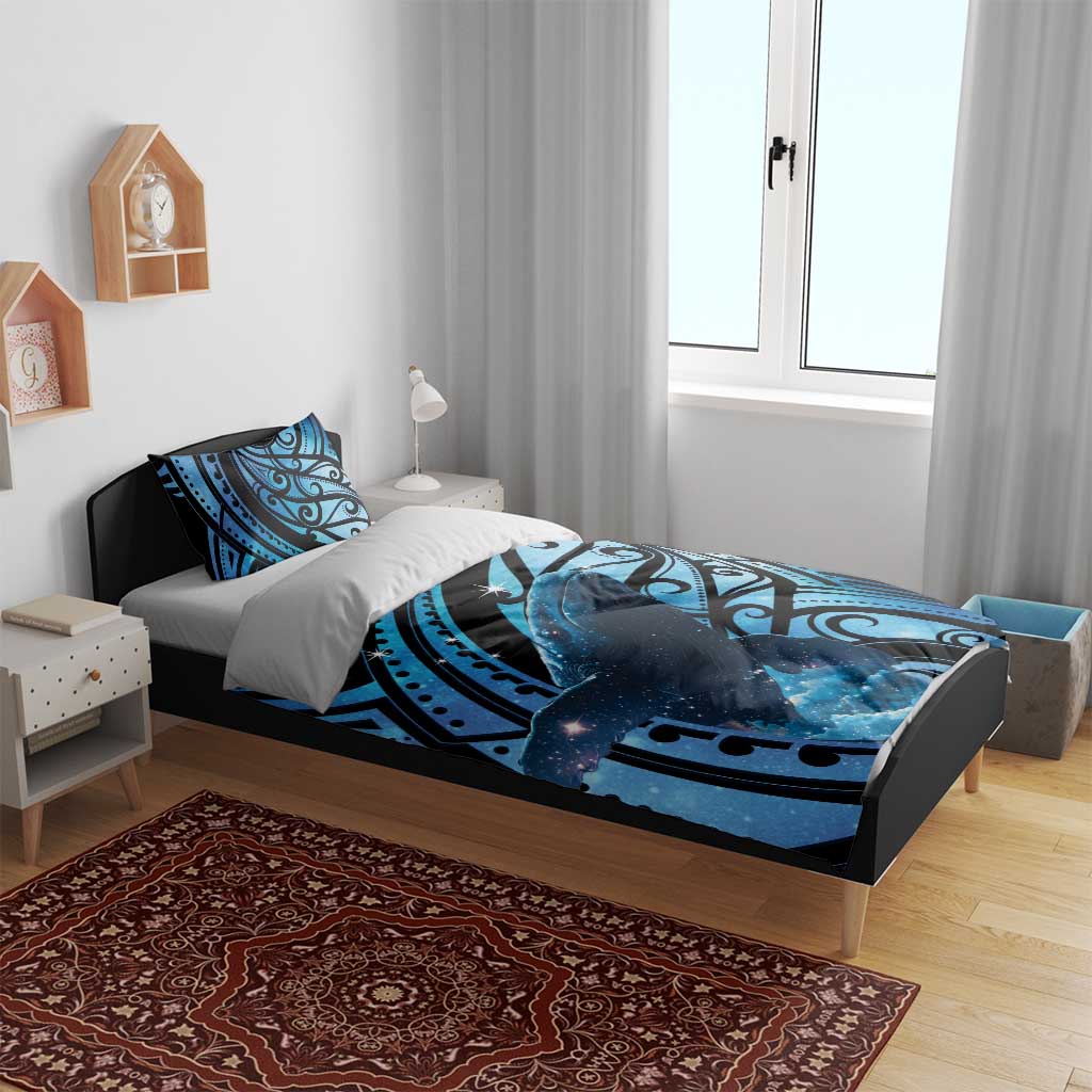 New Zealand Matariki Bedding Set Maori Humpback Whale Galaxy LT22 - Polynesian Pride
