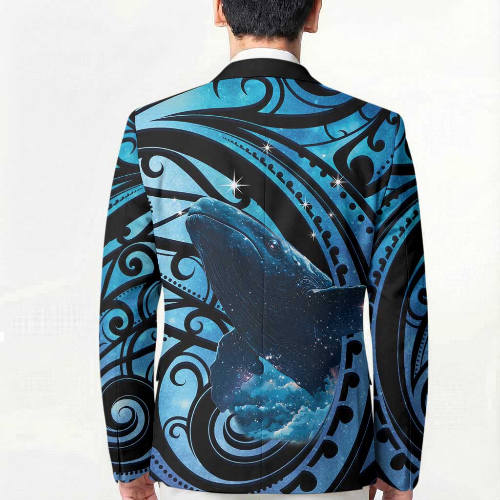 New Zealand Matariki Blazer Maori Humpback Whale Galaxy