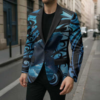 New Zealand Matariki Blazer Maori Humpback Whale Galaxy
