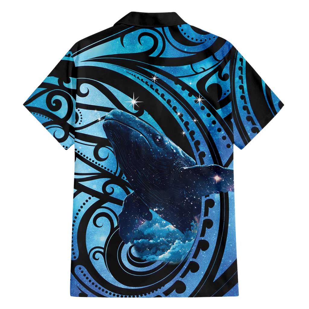 New Zealand Matariki Family Matching Mermaid Dress and Hawaiian Shirt Maori Humpback Whale Galaxy LT22 - Polynesian Pride