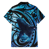 New Zealand Matariki Family Matching Tank Maxi Dress and Hawaiian Shirt Maori Humpback Whale Galaxy LT22 - Polynesian Pride