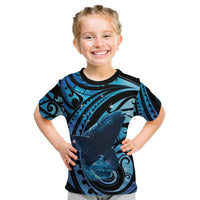 New Zealand Matariki Kid T Shirt Maori Humpback Whale Galaxy