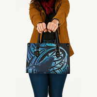 New Zealand Matariki Leather Bag Maori Humpback Whale Galaxy