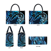 New Zealand Matariki Leather Bag Maori Humpback Whale Galaxy