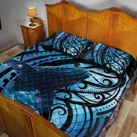 New Zealand Matariki Quilt Bed Set Maori Humpback Whale Galaxy LT22 - Polynesian Pride