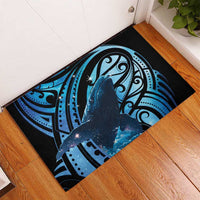 New Zealand Matariki Rubber Doormat Maori Humpback Whale Galaxy LT22 - Polynesian Pride