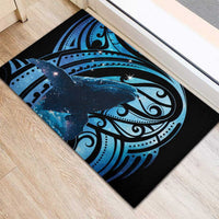 New Zealand Matariki Rubber Doormat Maori Humpback Whale Galaxy LT22 - Polynesian Pride
