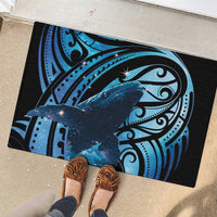 New Zealand Matariki Rubber Doormat Maori Humpback Whale Galaxy LT22 - Polynesian Pride
