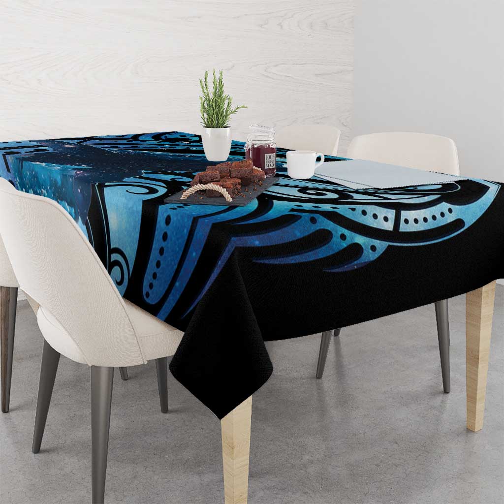New Zealand Matariki Tablecloth Maori Humpback Whale Galaxy