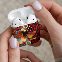 Papua New Guinea Pidgin Language Week AirPods Case Halo Olgeta Tok Pisin Wik Bird Of Paradise Oro Batik LT22 - Polynesian Pride