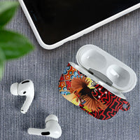 Papua New Guinea Pidgin Language Week AirPods Case Halo Olgeta Tok Pisin Wik Bird Of Paradise Oro Batik LT22 - Polynesian Pride
