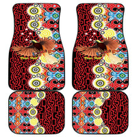 Personalised Papua New Guinea Pidgin Language Week Car Mats Halo Olgeta Tok Pisin Wik Bird Of Paradise Oro Batik LT22 - Polynesian Pride
