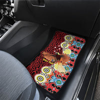 Personalised Papua New Guinea Pidgin Language Week Car Mats Halo Olgeta Tok Pisin Wik Bird Of Paradise Oro Batik LT22 - Polynesian Pride