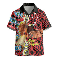 Personalised Papua New Guinea Pidgin Language Week Kid Hawaiian Shirt Halo Olgeta Tok Pisin Wik Bird Of Paradise Oro Batik LT22 - Polynesian Pride