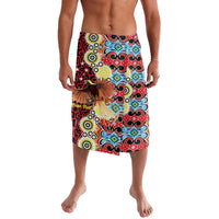 Personalised Papua New Guinea Pidgin Language Week Lavalava Halo Olgeta Tok Pisin Wik Bird Of Paradise Oro Batik LT22 Red - Polynesian Pride