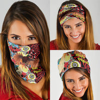 Papua New Guinea Pidgin Language Week Neck Gaiter Halo Olgeta Tok Pisin Wik Bird Of Paradise Oro Batik LT22 - Polynesian Pride