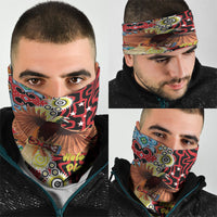 Papua New Guinea Pidgin Language Week Neck Gaiter Halo Olgeta Tok Pisin Wik Bird Of Paradise Oro Batik LT22 - Polynesian Pride