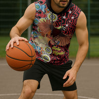 Personalised Papua New Guinea Pidgin Language Week Sleeveless Hoodie Halo Olgeta Tok Pisin Wik Bird Of Paradise Oro Batik LT22 - Polynesian Pride