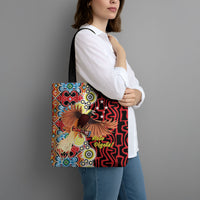 Papua New Guinea Pidgin Language Week Tote Bag Halo Olgeta Tok Pisin Wik Bird Of Paradise Oro Batik LT22 - Polynesian Pride
