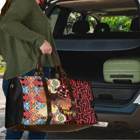 Papua New Guinea Pidgin Language Week Travel Bag Halo Olgeta Tok Pisin Wik Bird Of Paradise Oro Batik LT22 - Polynesian Pride