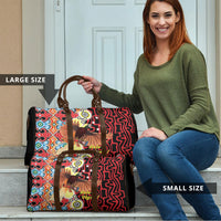 Papua New Guinea Pidgin Language Week Travel Bag Halo Olgeta Tok Pisin Wik Bird Of Paradise Oro Batik LT22 - Polynesian Pride