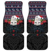New Zealand Hei Tiki Christmas In July Car Mats Pohutukawa Santa Xmas Polynesian Pattern