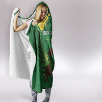 South Canterbury Anniversary Day Hooded Blanket Kiwi Kowhai Silver Fern Maori Pattern LT22 - Polynesian Pride