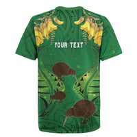 Personalised South Canterbury Anniversary Day Rugby Jersey Kiwi Kowhai Silver Fern Maori Pattern LT22 - Polynesian Pride