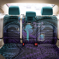 New Zealand Suicide Prevention Month Back Car Seat Cover Maori Mauri Tu Mauri Ora Polynesian Pattern LT22 - Polynesian Pride