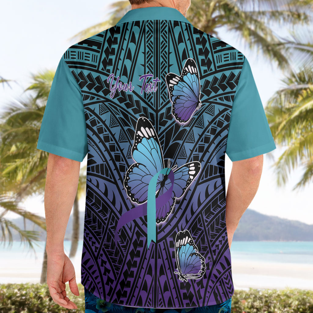 Personalised New Zealand Suicide Prevention Month Hawaiian Shirt Maori Mauri Tu Mauri Ora Polynesian Pattern LT22 - Polynesian Pride