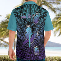 Personalised New Zealand Suicide Prevention Month Hawaiian Shirt Maori Mauri Tu Mauri Ora Polynesian Pattern LT22 - Polynesian Pride