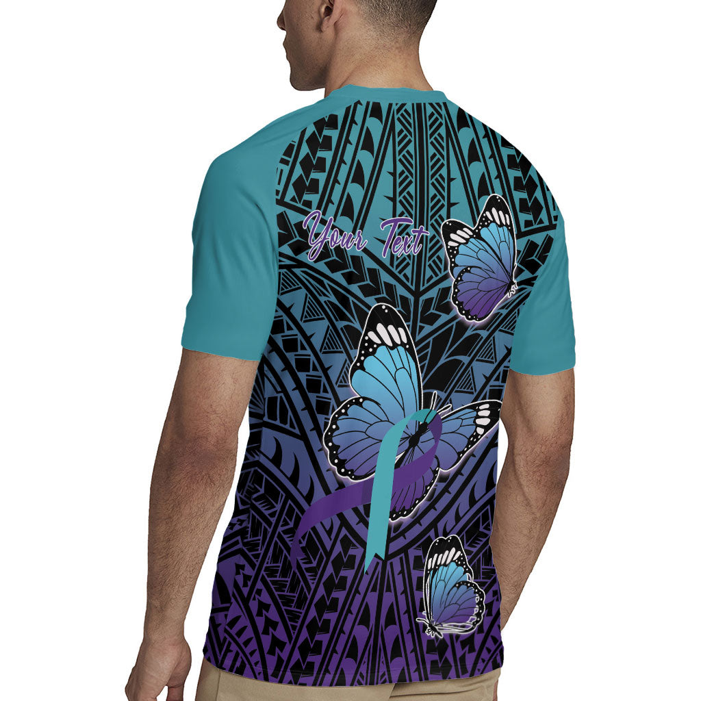 Personalised New Zealand Suicide Prevention Month Rugby Jersey Maori Mauri Tu Mauri Ora Polynesian Pattern LT22 - Polynesian Pride